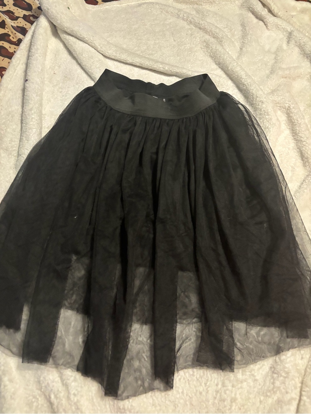 Streetwear Society Black Tulle Skater Skirt